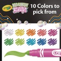 Washable Markers | Crayola 587735 Broad Bullet Tip Bold and Bright Washable Markers - Assorted Colors (10/Box) image number 3