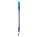 Just Launched | BIC GSMG11 BLU Round Stic Grip Xtra Comfort Medium 1.2 mm. Stick Easy-Glide System Ballpoint Pen - Blue Ink/Gray/Blue Barrel (1-Dozen) image number 3
