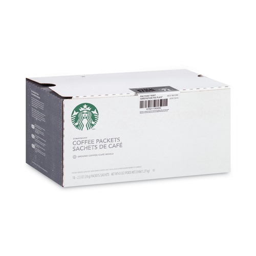 Coffee | Starbucks 12411960 2.5 oz. Packet Coffee - Pike Place (18/Box) image number 0