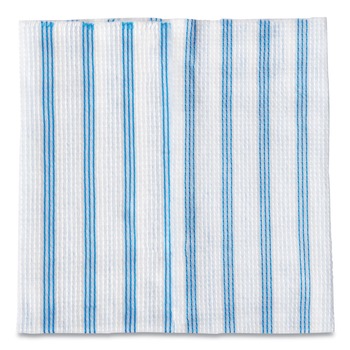 PRODUCTS | Rubbermaid Commercial HYGEN 2134283 12 x 12 Disposable Microfiber Cleaning Cloths - Blue/White Stripes (600/Carton)