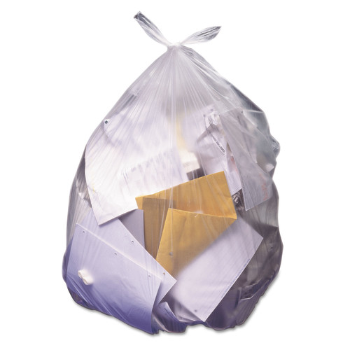 Trash & Waste Bins | Heritage Z8048HN R02 40 in. x 48 in. 45 Gallon 14 mic High-Density Waste Can Liners - Natural (250/Carton) image number 0