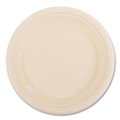 Bowls and Plates | Boardwalk BWKPLATE9NPFA 9 in. Diameter Bagasse PFAS-Free Dinnerware Plate - Tan (500/Carton) image number 8