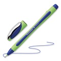 Pens | Schneider 190003 0.8 mm Xpress Fineliner Porous Point Stick Pen - Medium/Blue Ink/Blue/Green Barrel (10/Box) image number 1