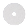  | Boardwalk BWK4018WHI 18 in. Diameter Polishing Floor Pads - White (5/Carton) image number 0