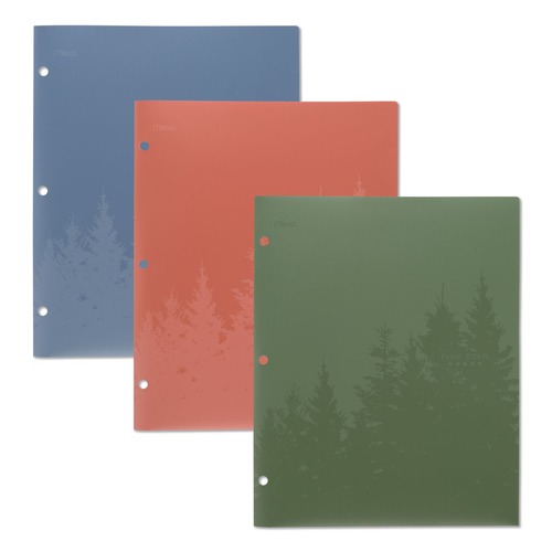 Back to School Sale | Five Star 330027 11 in. x 8.5 in. Recycled Plastic Two-Pocket Folder - Randomly Assorted image number 0