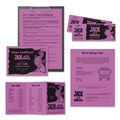 Copy & Printer Paper | Astrobrights 21946 8.5 in. x 11 in. 24 lbs. Bond Weight Color Paper - Outrageous Orchid (500/Ream) image number 3