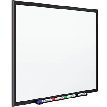 Quartet 2544B 48 in. x 36 in. Classic Series Porcelain Magnetic Dry Erase Board - White Surface, Black Aluminum Frame