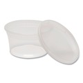 Food Trays, Containers, and Lids | GEN TD40012E 12 oz. Plastic Deli Containers with Lid - Clear (240/Carton) image number 2