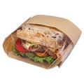 Just Launched | Bagcraft 300094 9.5 in. x 2.75 in. 2.35 mil. Dubl View Sandwich Bags - Natural Brown (500/Carton) image number 0