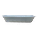 Food Trays, Containers, and Lids | GEN 10KWH 10.75 in. x 5.95 in. x 1.87 in. No. 10K Foam Meat Trays - White (250/Carton) image number 2