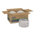 Bowls and Plates | Dixie SXP9PATH Pathways Soak Proof Shield 8.5 in. Paper Plates - Green/Burgundy (125/Pack) image number 1