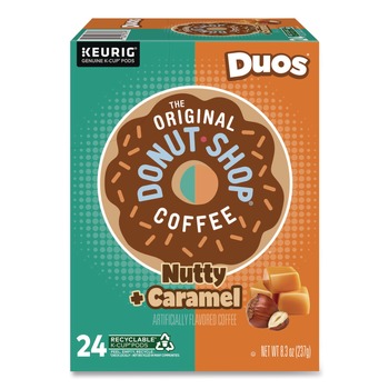COFFEE | The Original Donut Shop 5000361499 0.34 oz K-Cup - Nutty Plus Caramel (24/Box)