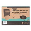 Paper Towel Holders | San Jamar T8090TBK 11.75 in. x 9.13 in. x 14.44 in. Tear-N-Dry Essence Touchless Towel Dispenser - Black Pearl image number 4