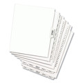 Back to School Sale | Avery 01706 11 x 8.5 Allstate Style Preprinted Legal Exhibit Side 126 to 150 Tab Index Dividers - White (25-Pieces/Set) image number 5