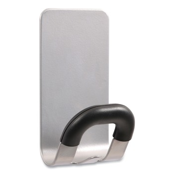 Alba PMMAG2M ABS/Steel Magnetic Coat Peg Supports 11 lbs. - Black/Silver