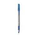 Just Launched | BIC GSMG11 BLU Round Stic Grip Xtra Comfort Medium 1.2 mm. Stick Easy-Glide System Ballpoint Pen - Blue Ink/Gray/Blue Barrel (1-Dozen) image number 2