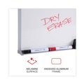 White Boards | Universal UNV43622 24 in. x 18 in. Melamine Dry Erase Board with Anodized Aluminum Frame - White Surface image number 3