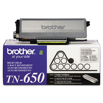 Brother TN650 TN650 8,000 Page-Yield High-Yield Toner - Black