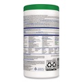 Hand Wipes | Clorox Healthcare 30824 9 in. x 6.75 in. Hydrogen Peroxide Cleaner Disinfectant Wipes - Unscented (95/Canister, 6 Canisters/Carton) image number 3