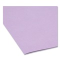 File Folders | Smead 17434 0.75 in. Expansion Assorted 1/3-Cut Tabs Legal Size Reinforced Top Tab Colored File Folders - Lavender (100/Box) image number 3