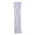 Cutlery | Boardwalk BWKSSHWPPWIW Heavyweight Wrapped Polypropylene Soup Spoon - White (1000/Carton) image number 1