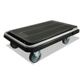 Cleaning Carts | Deflecto CRT5500-04 300 lb Capacity 21 x 32.5 x 37.5 Heavy-Duty Platform Cart - Black image number 3