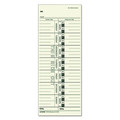 Recordkeeping & Forms | TOPS 12593 3.5 x 9 One Side Time Clock Cards Replacement for 10-800292/M-33 (100/Pack) image number 0