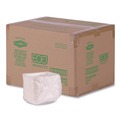 Food Trays, Containers, and Lids | Eco-Products EP-SCRC12NFA 7 in. x 4.75 in. x 1 in. 12 oz. WorldView Vanguard Sugarcane Fiber Rectangular Container - White (400/Carton) image number 0