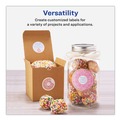 Labels | Avery 04221 0.75 in. Diameter Printable Self-Adhesive Permanent ID Labels with Sure Feed - White (800/Pack) image number 2