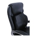 Office Chairs | SertaPedic 48964 Supports Up to 400 lbs. 19 in. to 22 in. Seat Height Cosset Big and Tall Executive Chair - Black Seat/Back, Slate Base image number 4