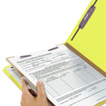 Just Launched | Smead 13734 Pressboard Four-Section Top Tab Classification Folders - Letter, Yellow (10/Box) image number 3