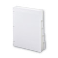 Binders | Smead 89415 11 in. x 8.5 in. 5-Tab Three-Ring Binder Index Divider - White (20/Box) image number 0