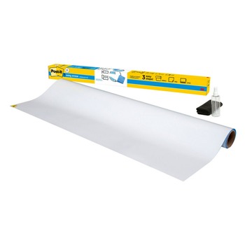 OFFICE PRESENTATION SUPPLIES | Post-it EE8X4 96 in .x 48 in. Easy Erase Permanent Marker Whiteboard Surface - White Surface