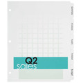 Dividers & Tabs | Avery 11516 Print-On 11 in. x 8.5 in. 5-Tab Customizable Unpunched Dividers - White (5/Pack) image number 7