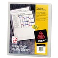 Sheet Protectors | Avery 72611 Letter Size Heavy-Duty Plastic Sleeves - Clear (12/Pack) image number 0