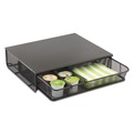 Desktop Organizers | Safco 3274BL 12.5 in. x 11.25 in. x 3.25 in. 5 Compartments One Drawer Hospitality Organizer - Black image number 3