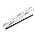 Cutlery | Hoffmaster 61612099 5.75 in. Aardvark Paper Straws - Black (3200/Carton) image number 1