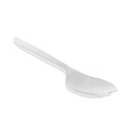 Cutlery | Pactiv Corp. YFWQWCH Fieldware Mediumweight Spork Cutlery - White (1,000/Carton) image number 0