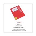 Labels | Universal UNV80206 5.5 in. x 8.5 in. Inkjet/Laser Printers Labels - White (200/Pack) image number 3