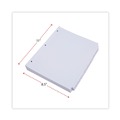 Dividers & Tabs | Universal UNV20845 11 in. x 8.5 in. 8 Self-Tab Index Dividers - White (24/Box) image number 2