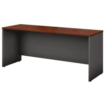  | Bush WC24426 71.13 in. x 23.38 in. x 29.88 in. Series C Collection 72W Credenza Shell - Hansen Cherry