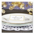 Business Cards | Avery 35701 3.75 in. x 1.44 in. Tent Cards - White/Gold (6 Cards/Sheet, 25 Sheets/Pack) image number 1