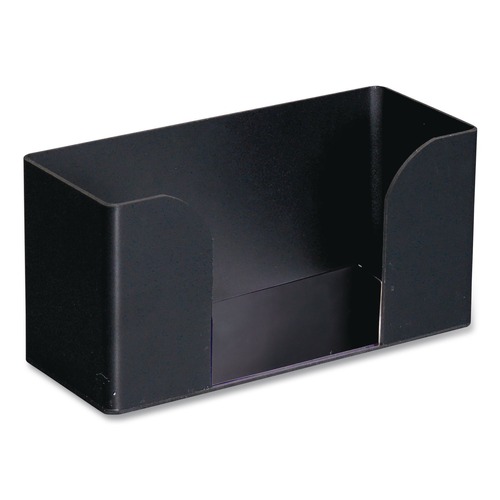 Retail Store Supplies | CONTROLTEK 500078 ABS Plastic Forms Holder For Deposit Slips Tickets Vouchers Checks - Black image number 0