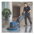  | Boardwalk BWK4017BLU 17 in. Diameter Scrubbing Floor Pads - Blue (5/Carton) image number 2