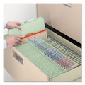 File Folders | Smead 19076 Six SafeSHIELD Fasteners 2/5-Cut Tabs 2 Dividers Legal Size Pressboard Classification Folders - Gray-Green (10/Box) image number 7