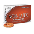 Rubber Bands | Alliance 37196 1 lbs. Box Size 19 0.04 in. Gauge Non-Latex Rubber Bands - Orange (1-Box) image number 1