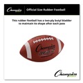 Breakroom Supplies | Champion Sports RFB2 Intermediate Size Rubber Sports Ball For Football - Brown image number 3
