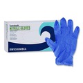 Disposable Gloves | Boardwalk 380MBXA 380 Series 4 mil Thick 9.5 in. Long Powder-Free Disposable General-Purpose Nitrile Gloves - Medium, Blue (100/Box) image number 0