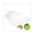 Office Chair Mats | Deflecto CM2E432F EconoMat 46 in. x 60 in. Lipped Flat Packed All Day Use Chair Mat for Hard Floors - Clear image number 6