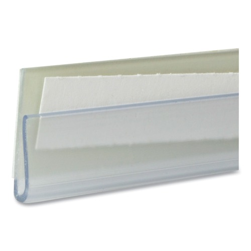 Labels | C-Line 87447 Side Load 4 in. x 0.78 in. Shelf Labeling Strips - Clear (10/Pack) image number 0